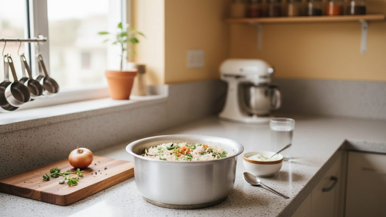 White Chicken Biryani (Pulao) Recipe