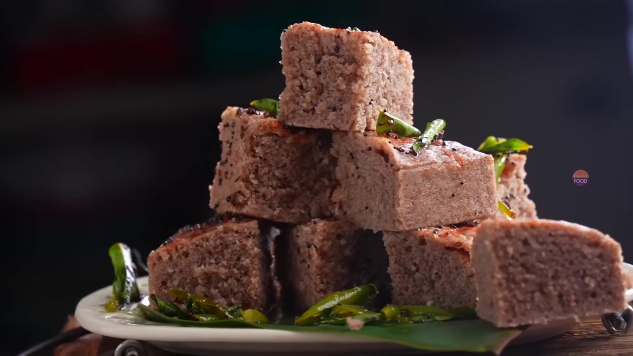 Gujarati Style Ragi Dhokla