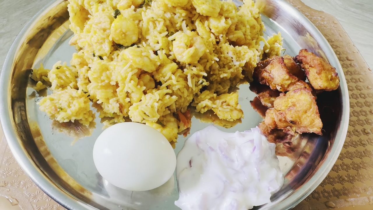 Lazy Prawns Biryani