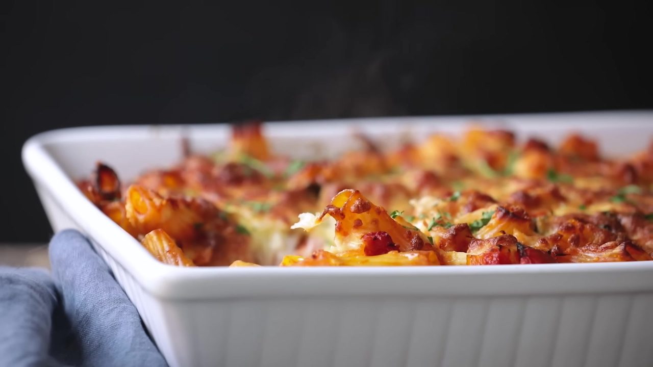 Chicken Bacon Pasta Bake