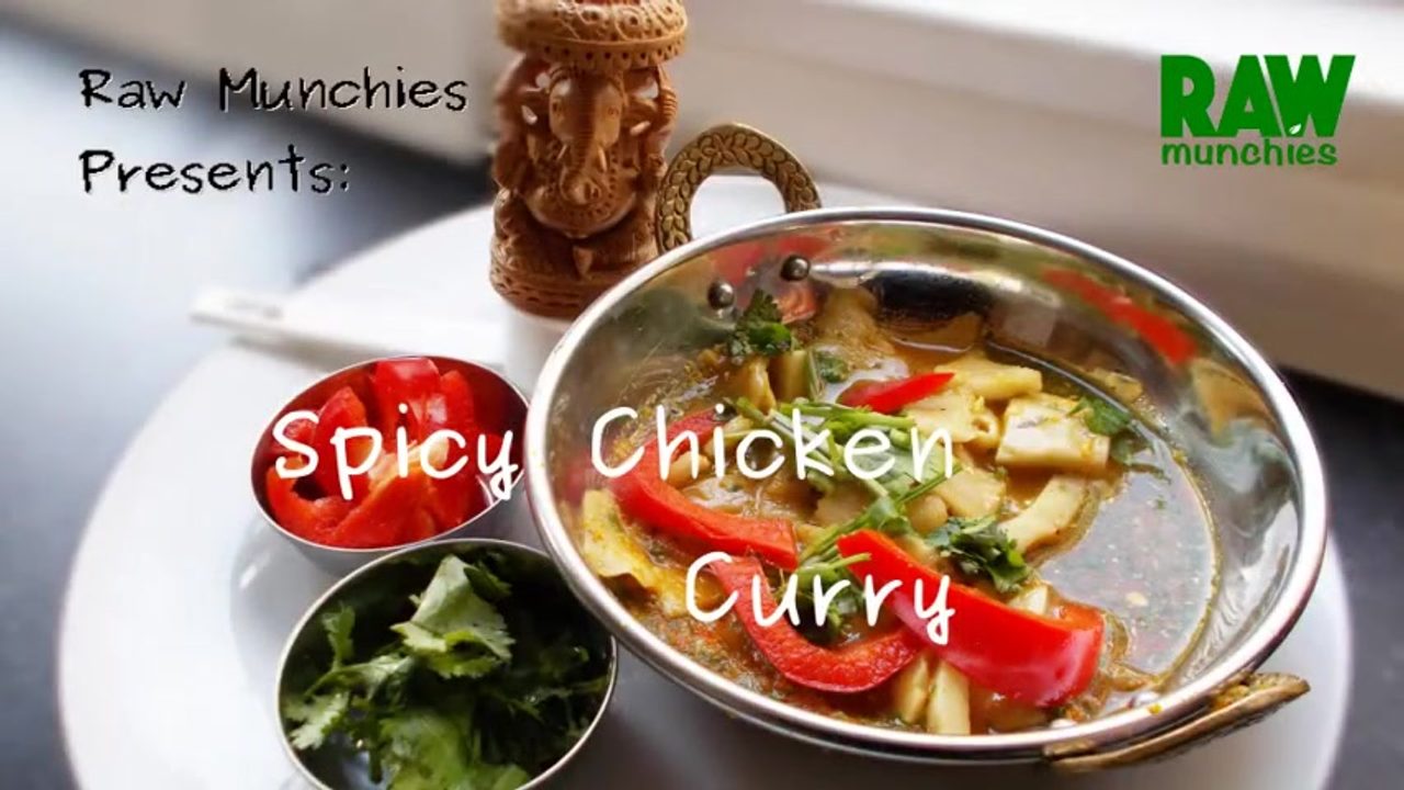 Spicy Chicken Curry – Raw Vegan Style