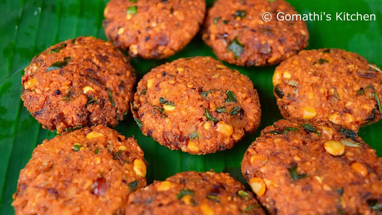 Masala Vada – South Indian Style