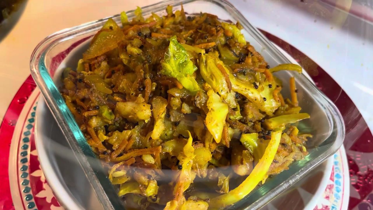 Cabbage and Potato Curry – Indian Style