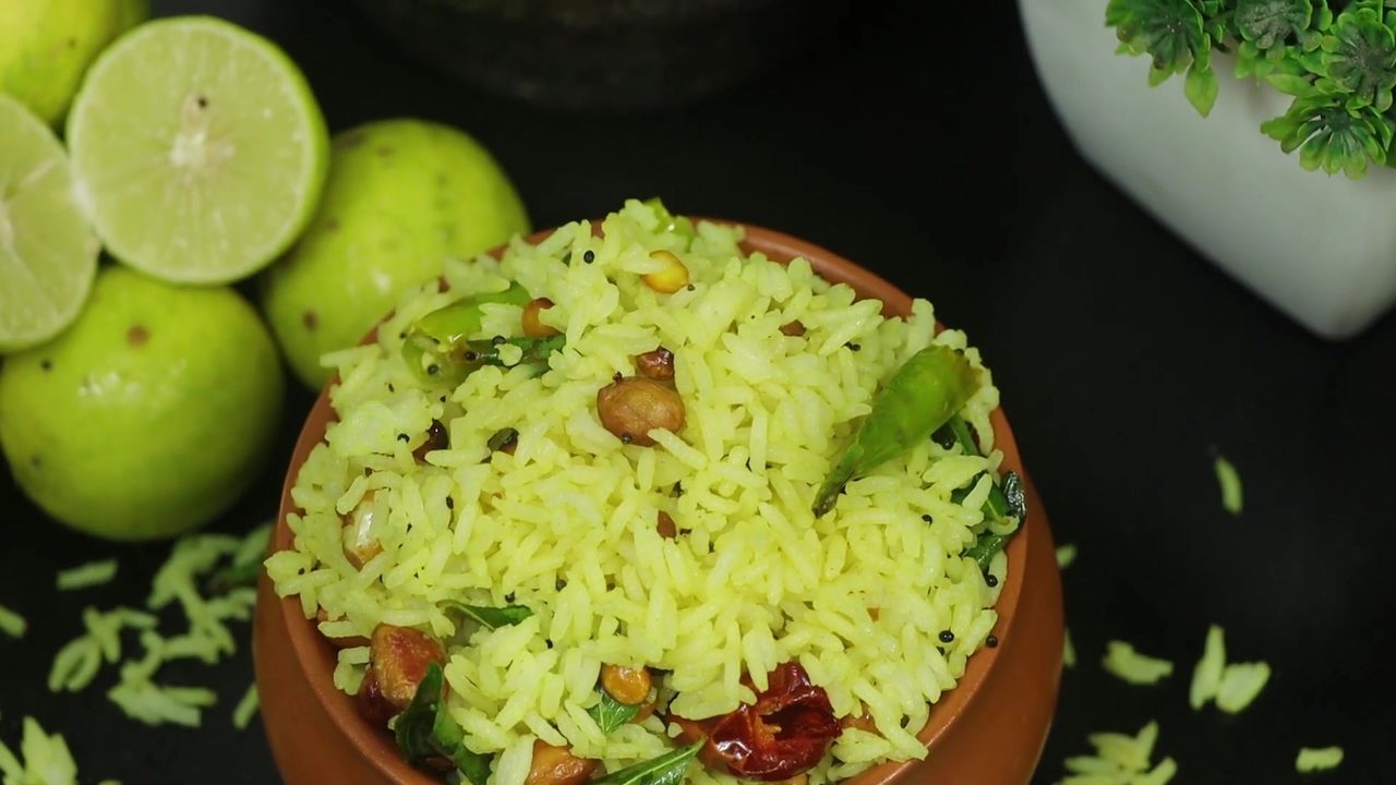 Lemon Rice – South Indian Style