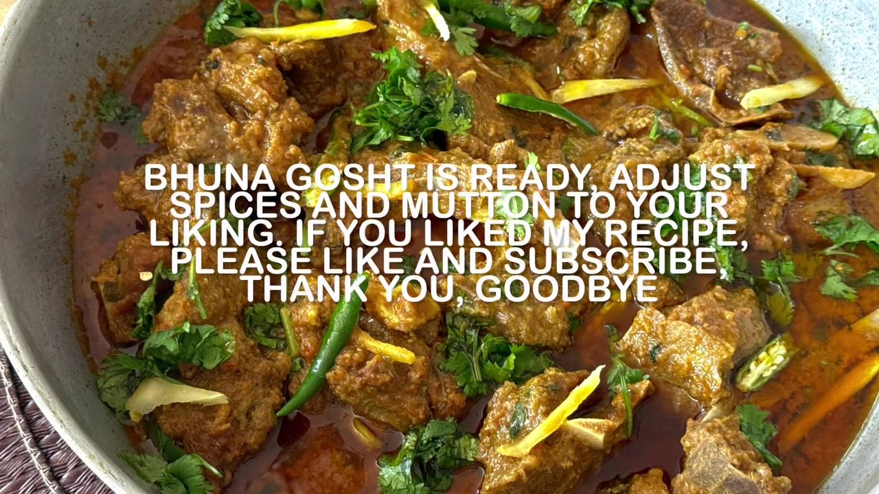 Bhuna Gosht - Pakistani Style