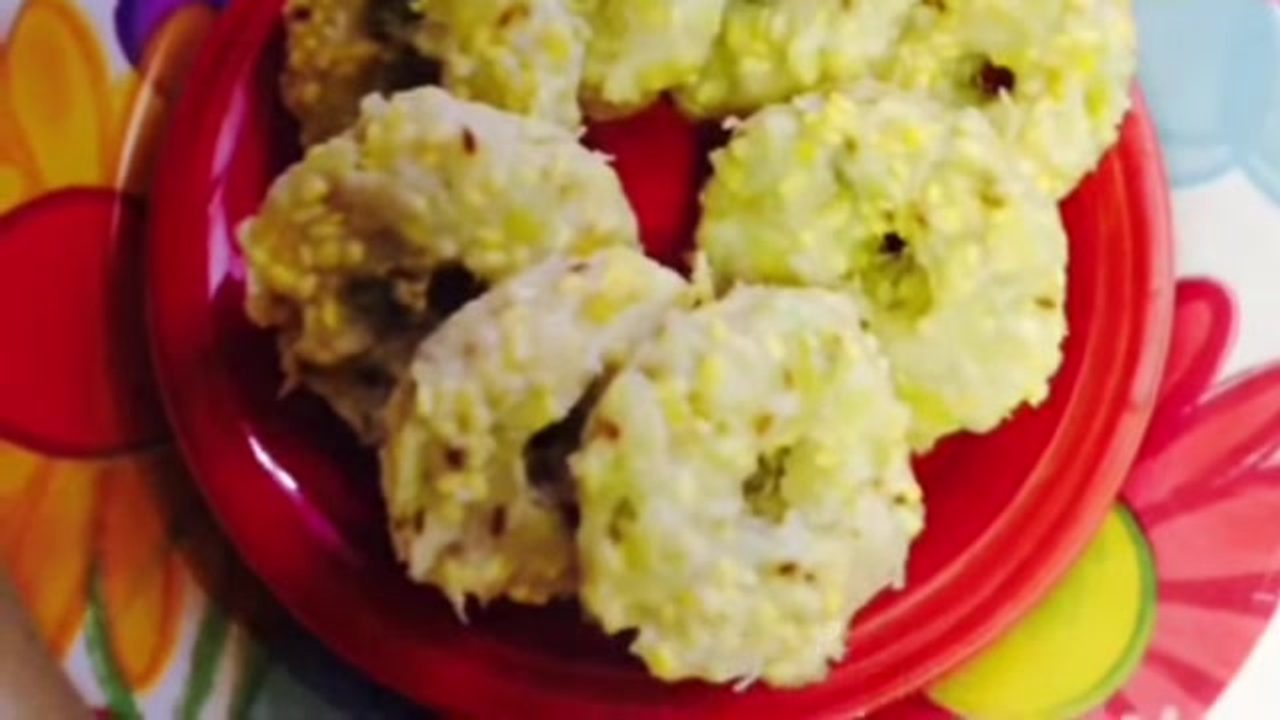 Instant Cabbage Idli with Sweet Potato