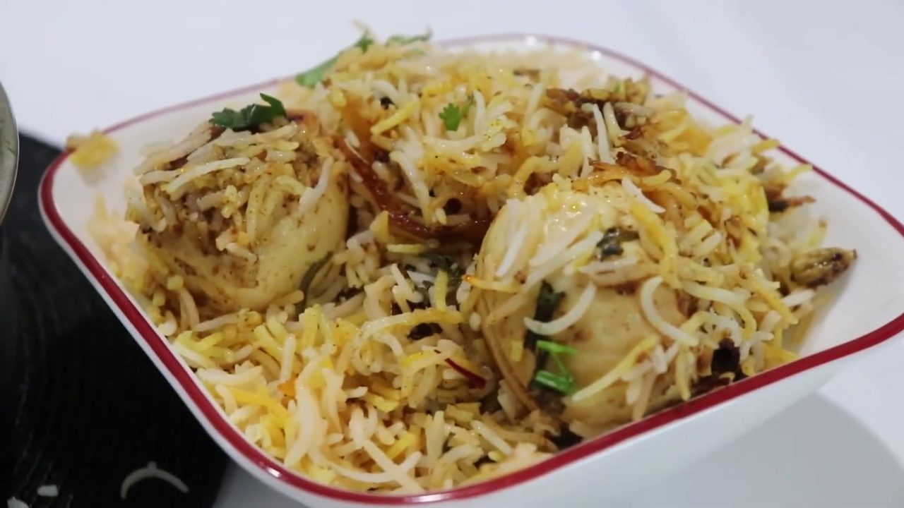 Egg Dum Biryani Recipe