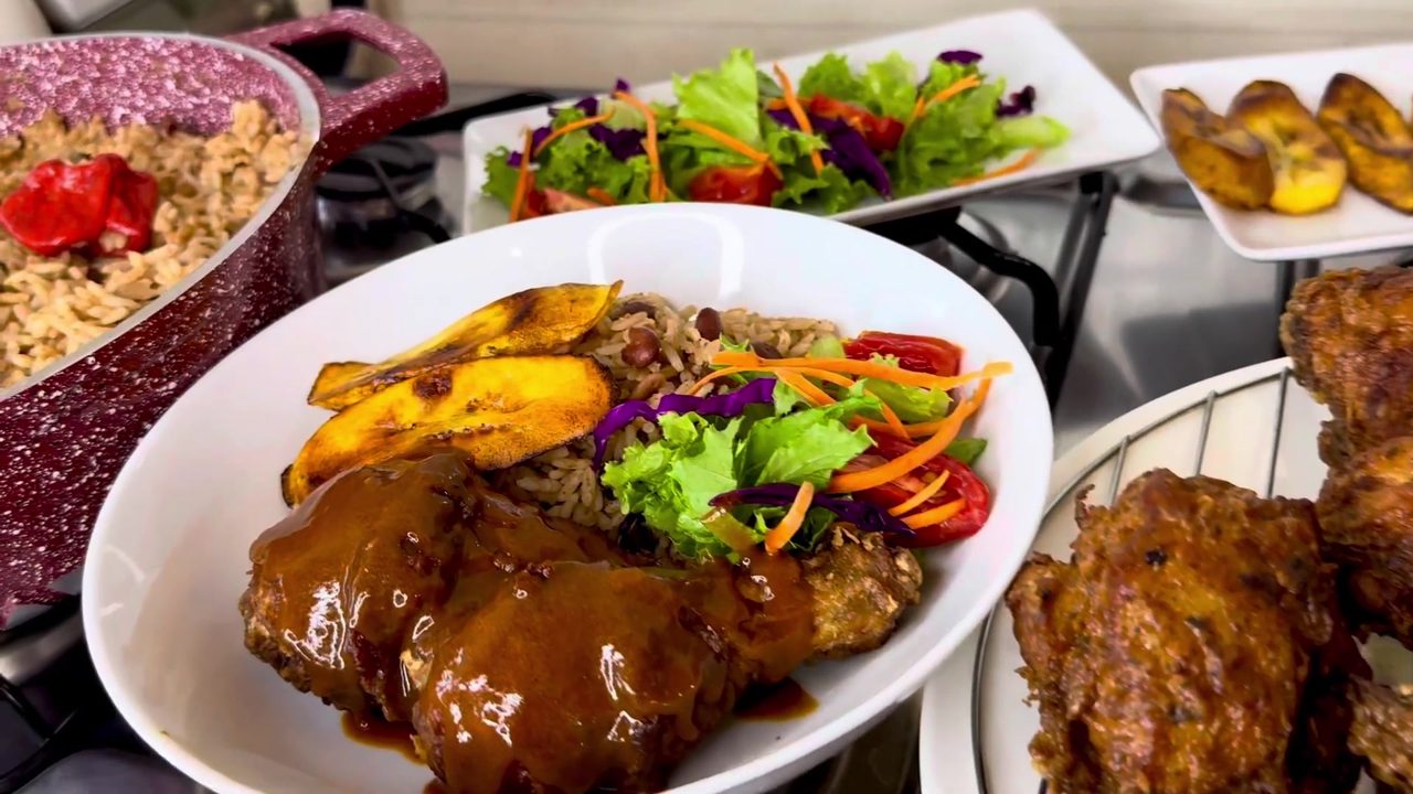 Jamaican Fried Chicken & Gravy