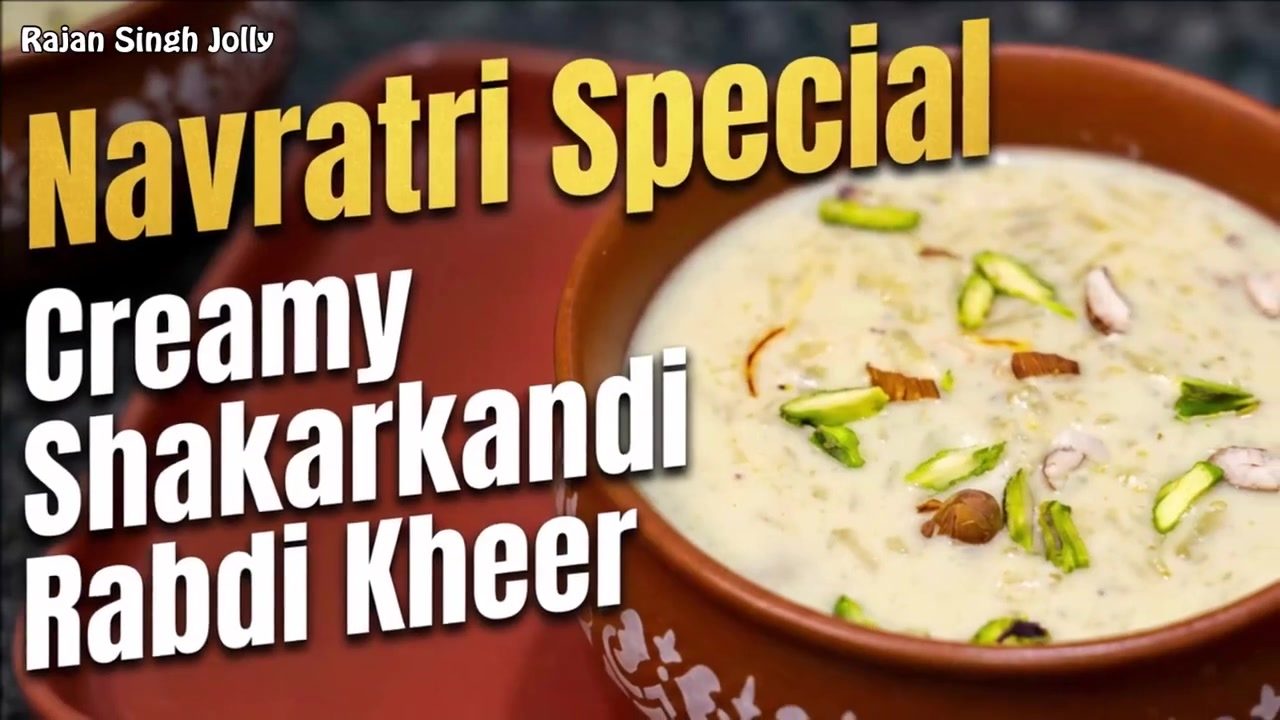 Creamy Shakarkandi Rabdi Kheer – Navratri Special