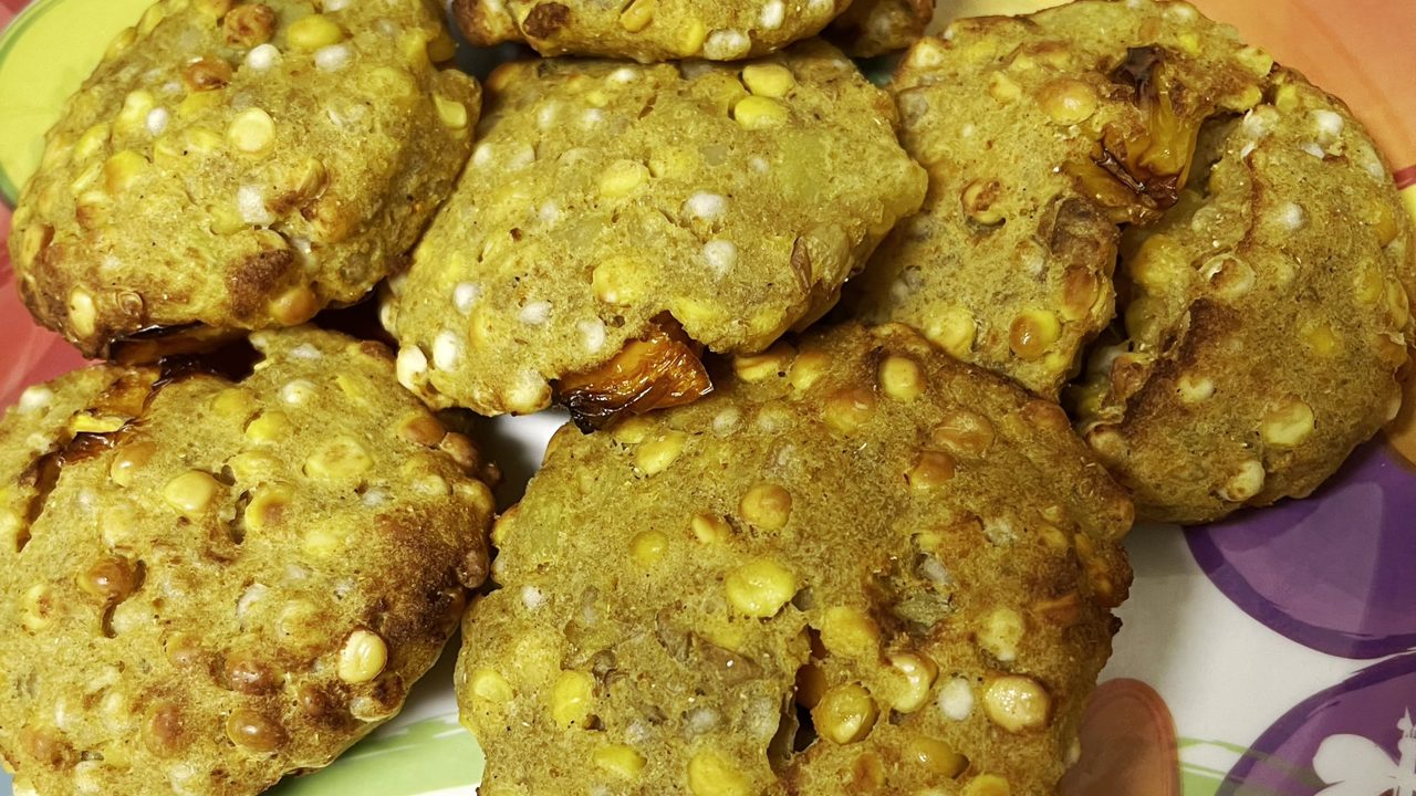 Air Fryer Lentil Patties with Microwave Tamarind Rice