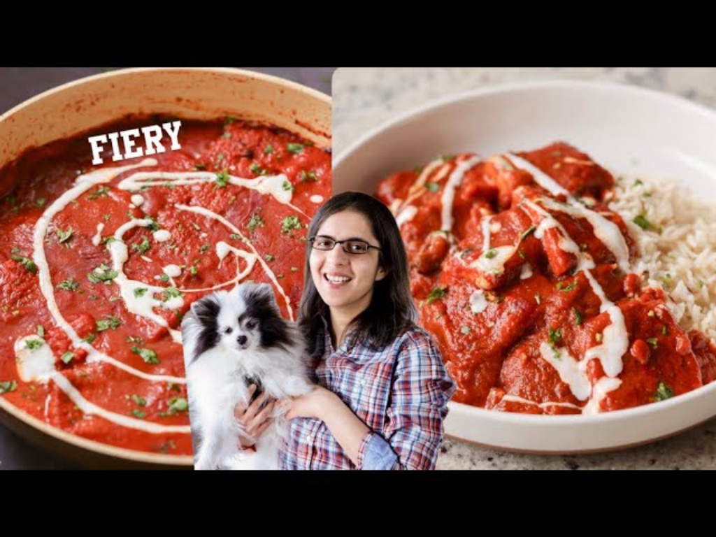 Kashmiri Lal Tofu Paneer