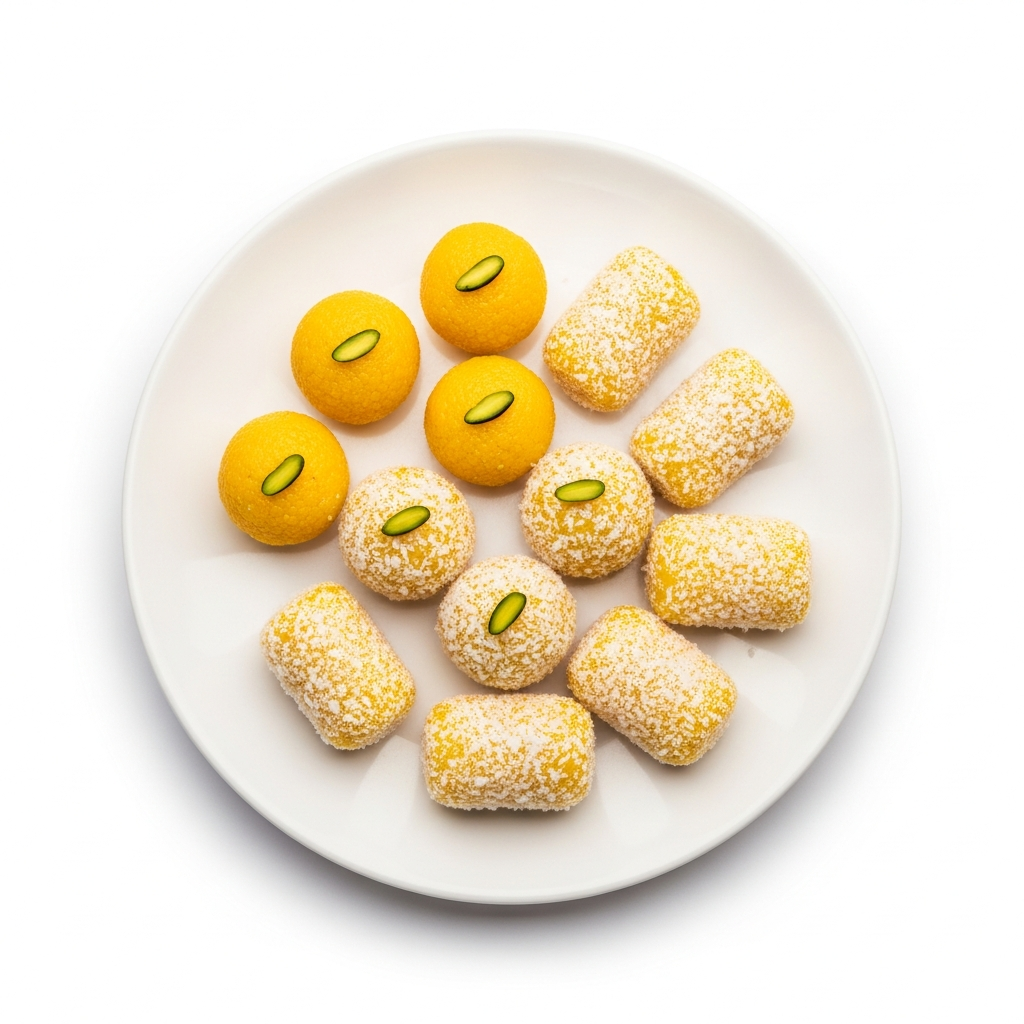 Mango Coconut Ladoo