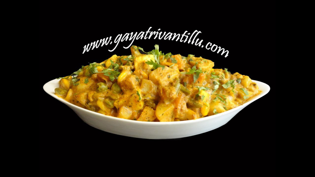 Mixed Vegetable Kurma – North Indian Style