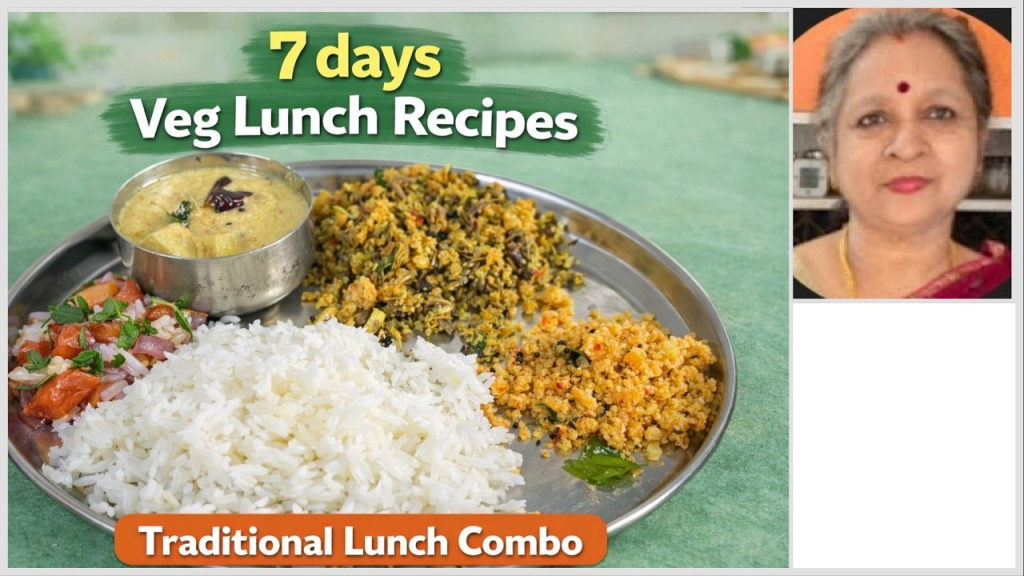 Vazhaipoo Paruppu Usili & Mor Kuzhambu – Traditional South Indian Lunch